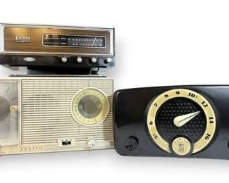 3 Vintage Zenith Radios