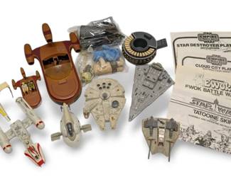 Empty Vintage Star Wars Boxes, Toys,  Parts