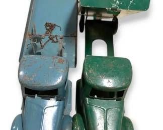 Vintage Pressed Steel Structo Toy Trucks