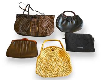 5 Ladies Handbags  Vintage, Vera Bradley  More