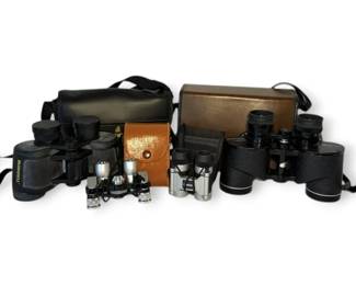 4 Binoculars 2 Small, 2 Larger