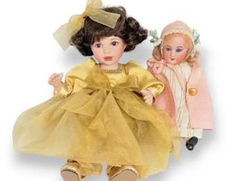 Two Small Porcelain Dolls