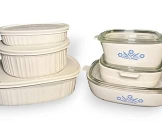 Corningware Blue Cornflower Casserole Dishes  6pc