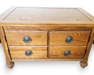 Wood Drop Leaf Coffee Table