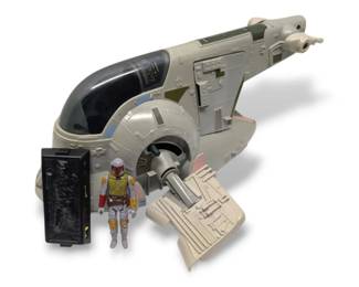 1980s Star Wars Kenner Boba Fett Slave 1 Vehicle  Complete