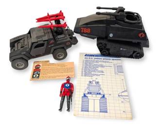 1980s G.I. Joe Cobra H.I.S.S. High Speed Sentry  More
