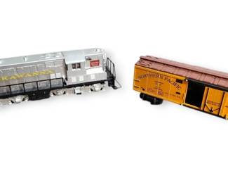 American Flyer 3 16 Scale Lackawanna Locomotive  Box Car
