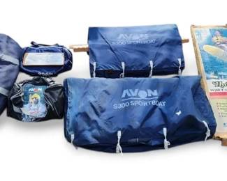 Avon S300 Inflatable Sport Boat with Tube  Hydroslide Kneeboard