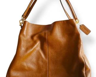 Coach Phoebe Pebbled Leather Bag
