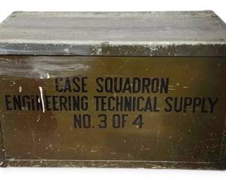 Vintage U.S. Military Engineer Squad Chest