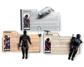 G.I. Joe Snake Eyes V1  V2 Action Figures  Complete