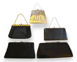5 Vintage Ladies Evening Bags