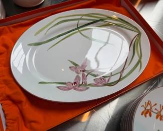 Hermes Platter "Jardin des Orchidees"