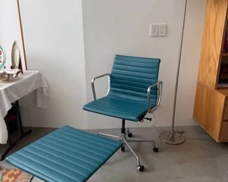 Herman Miller Eames Chair with Ottoman ~ Flos Floor Lamp