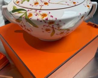 Hermes Dishware Set "Jardin des Orchidees"