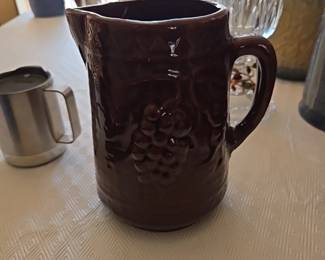 Brown Stoneware pitcher