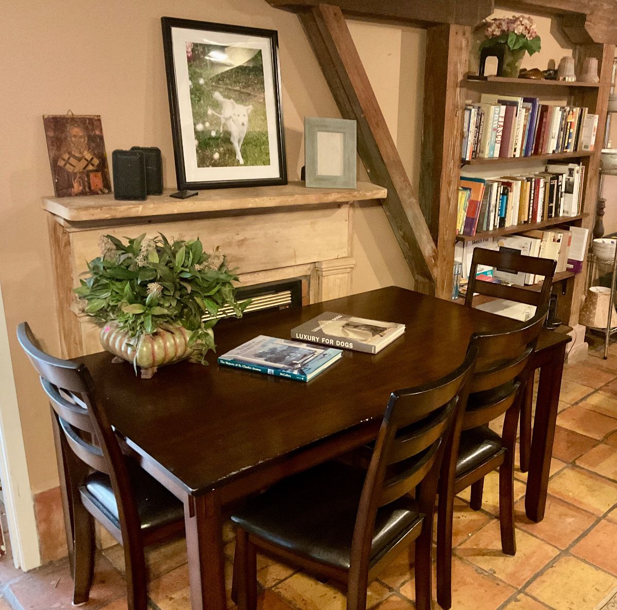 Dining table with four chairs