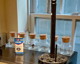 Hand blown pilgrim canister set