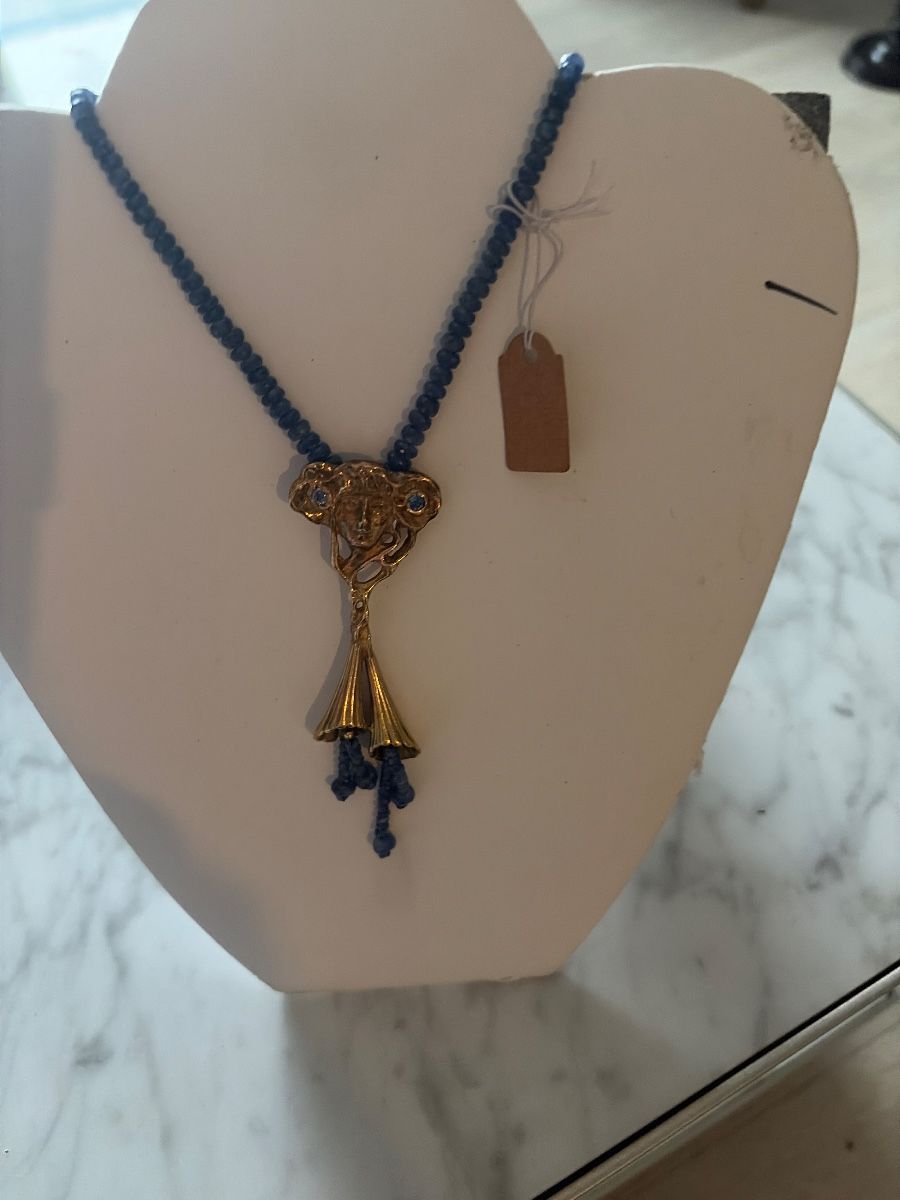 14 kt  Wendy Black Nasta signed designer piece 