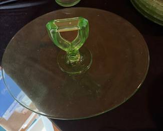 Uranium depression Glass some pieces