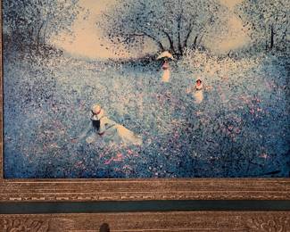 An oil color painting