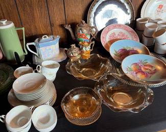 China vintage depression glass