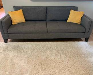 KE124Modern Sofa  Shag Rug