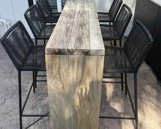 KE116Patio Bar  Stool Set