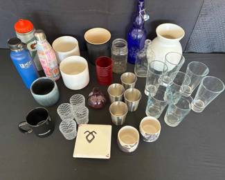 KE104Pots, Drinking Glasses  Bottles