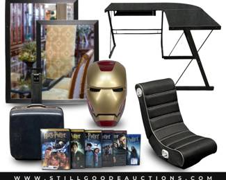 Movies, furniture, gaming systems, wall decor, comic books, PS3 & PS4 games, and much more