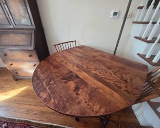 19th century drop leaf table