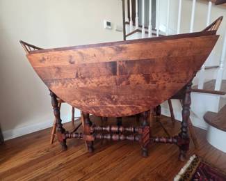 19th century dropped leaves 