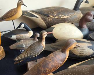 Duck decoy signed 