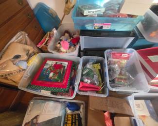 Vintage Christmas decorations 