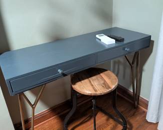 painted wood desk with legs