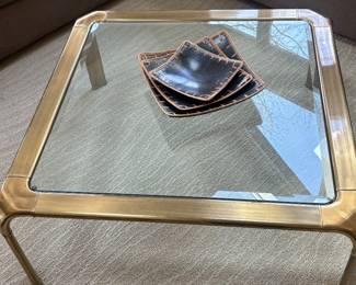 Brass Conversation Table