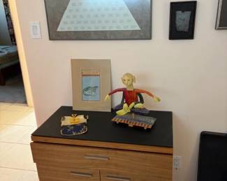 Sequel cabinet, Ronald Johnson AIDS Memorial poem, framed