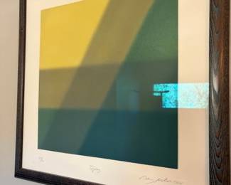 Barry Nelson 'Topaz' etching, 27/50, ca1980