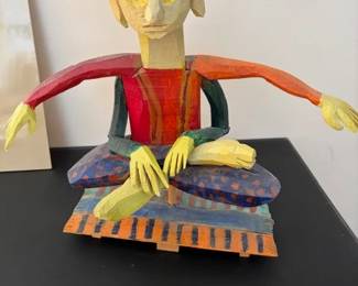 Hank Brusselback 'Sitting', 2003 sculpture