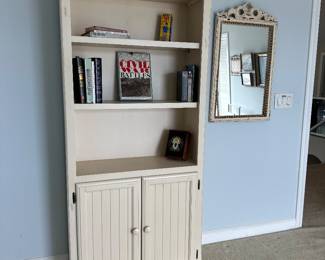2 tone wood bookshelf 