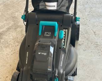 Mightymow 2x20v 18" cordless lawnmower , rechargeable batteries