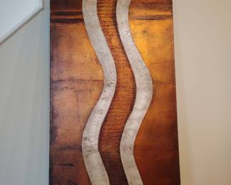 Acrylic on canvas " Curves" by Mathew Menger 