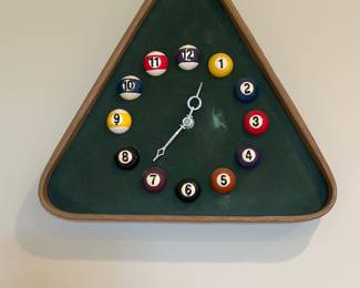 Billiards clock 