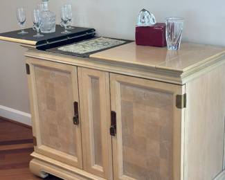 Light wood bar/server