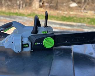 EGO power 56v cordless chainsaw 