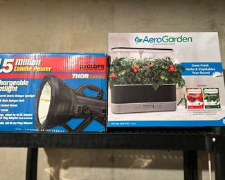 Rechargeable spotlight, Aero Garden 