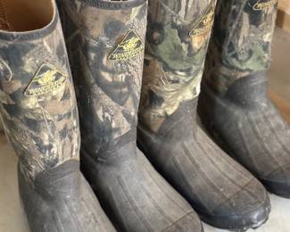 Winchester rubber camo hunting boots 