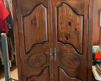 Large entertainment cabinet