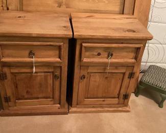 Rustic side tables-19x15x26