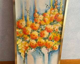 FRAMED ORIGINAL PAINTING ON CANVAS